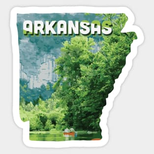 ARKANSAS state design / Arkansas lover Sticker